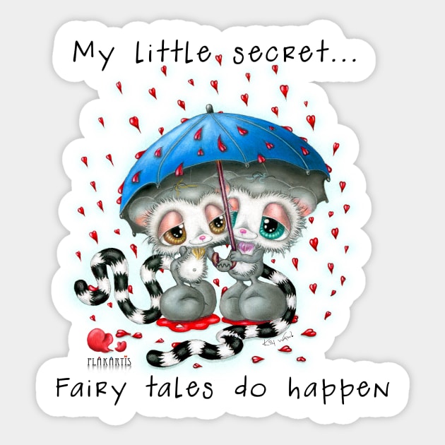 My little secret... Fairy tales do happen Sticker by KiN WAW